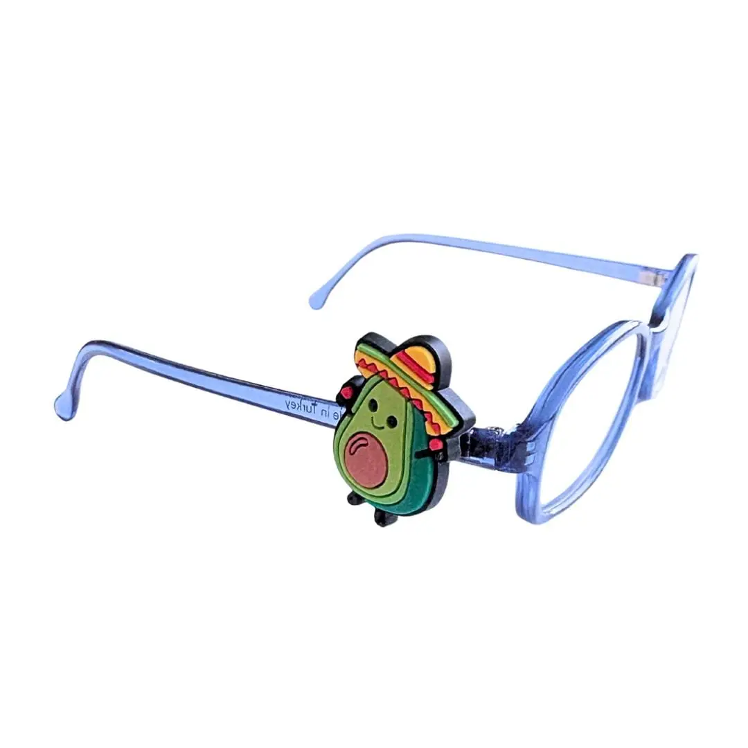Avocado Glasses Charm for Kids | Fun Eyewear Accessory