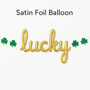 St. Patrick's Day "Lucky" Balloon Banner Kit