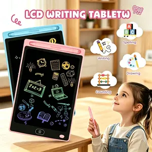 LCD Writing Tablet for Kids-Erasable and Reusable Toddler Doodle Board， Ideal Drawing Pad for Educational Learning Toy for Ages 3-8,Perfect Gift for Girls Boys