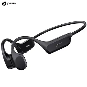 Picun T2 Bone Conduction Earphones – Waterproof, Bluetooth 5.4, 32GB Storage, Hands-Free Mic for Swimming, Cycling, and Active Lifestyles