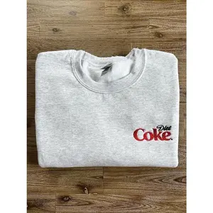 Diet Coke Embroidered Sweatshirt, I Need Diet Coke Sweater, Funny Coke Shirt, Coke Lover Sweater