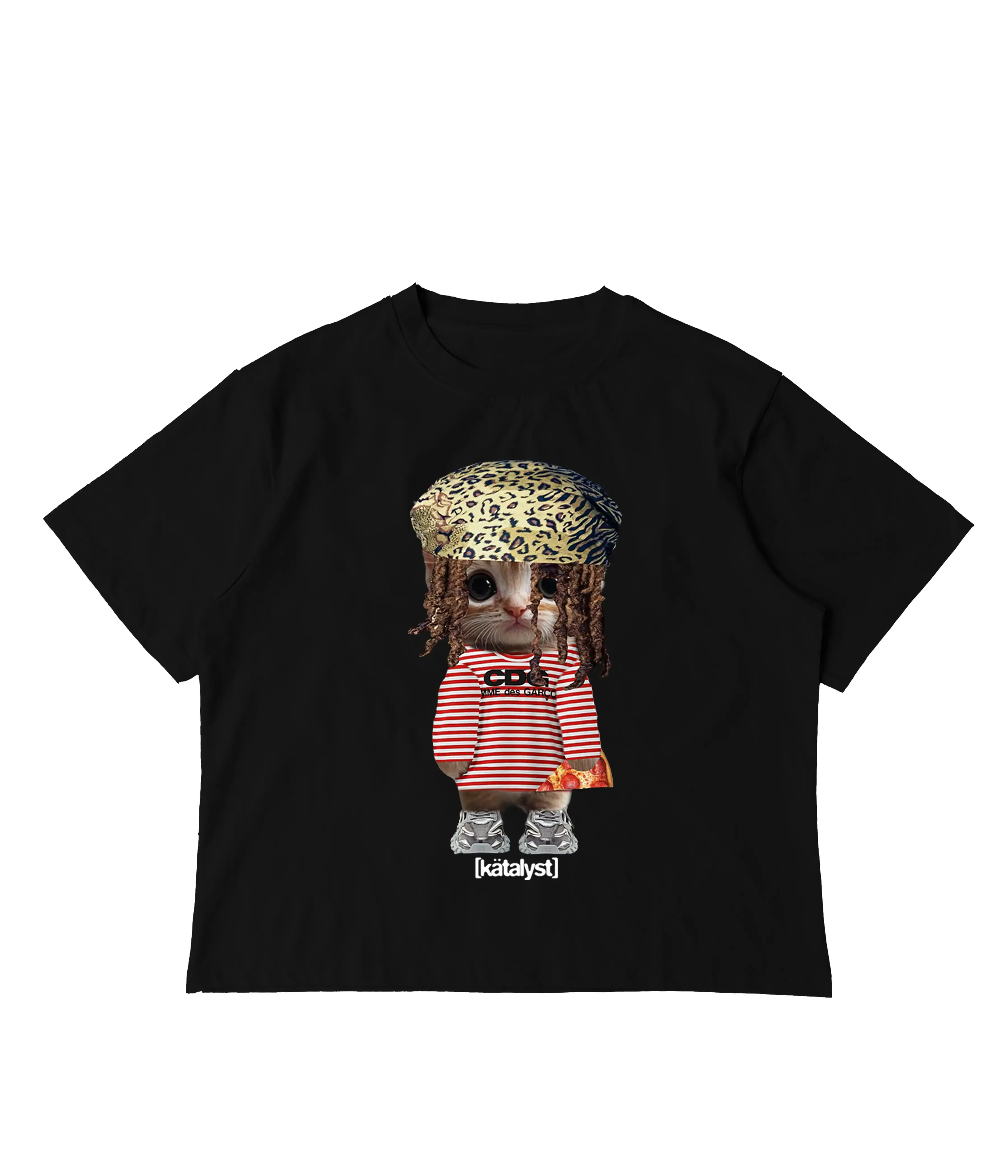 Che Kitty Shirt - Oversized Drop Shoulder
