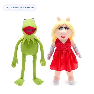 Disney Store The Muppets Plush Bundle, Kermit the Frog, Miss Piggy, Swedish Chef, Animal, Gonzo, Fozzie Bear