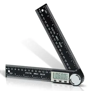 Third Generation Protractor Angle Finder, Digital Angle Ruler with 7inch/200mm, Angle Gauge for Woodworking/Carpenter/Construction Tools(2 Batteries Included) (Enhanced ABS)