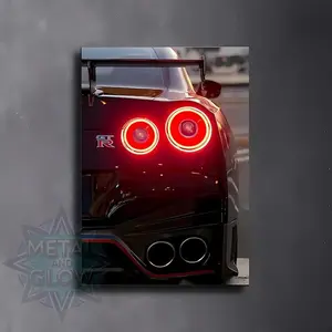 Nissan Skyline R34 GTR Acrylic Poster Print Unframe High-Quality Poster for Car Enthusiasts