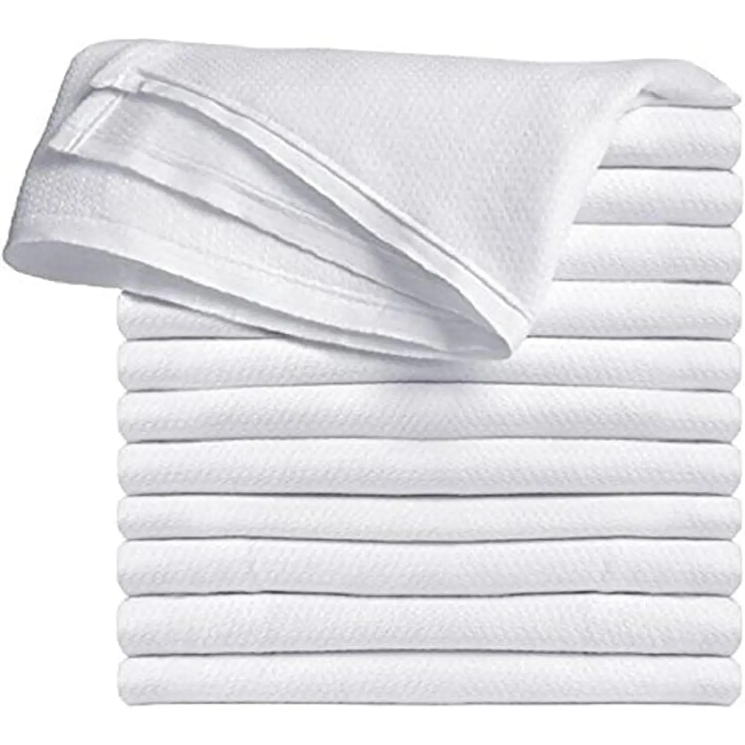 100% Cotton Reusable Flat Cloth Diapers (27x27in) - High Absorbency, Soft & Safe, Multi-Use for Burping, Mirror Cleaning - Pack of 3