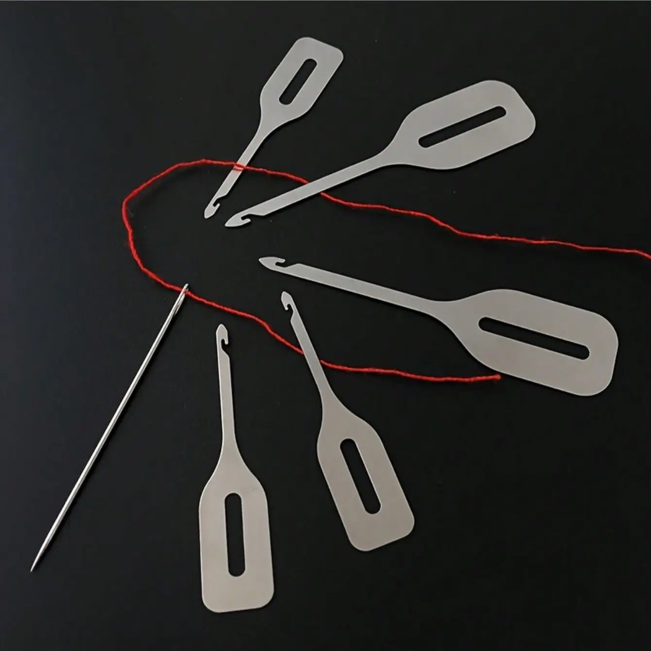 Stainless Steel Quick Threader, Embroidery Sewing Accessory, Handmade Cross Stitch Needle Threading Tool, Sewing Tools, DIY Craft Supplies, Sewing Accessories And Supplies
