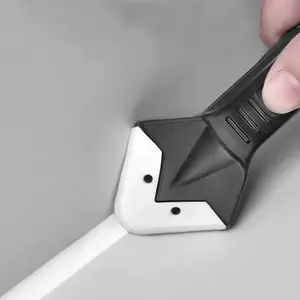 3-In-1 Easy Silicone Cure Grout Tool Set, Stainless Steel Head Sealant Cleaner Scraper, Gap Filler Kit for Home Improvement, Caulking