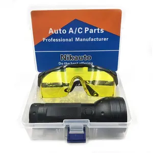 AC Leak Detector Tool UV Flashlight Glassess Detecting Urine Car Air Conditioner Heavy Duty Portable