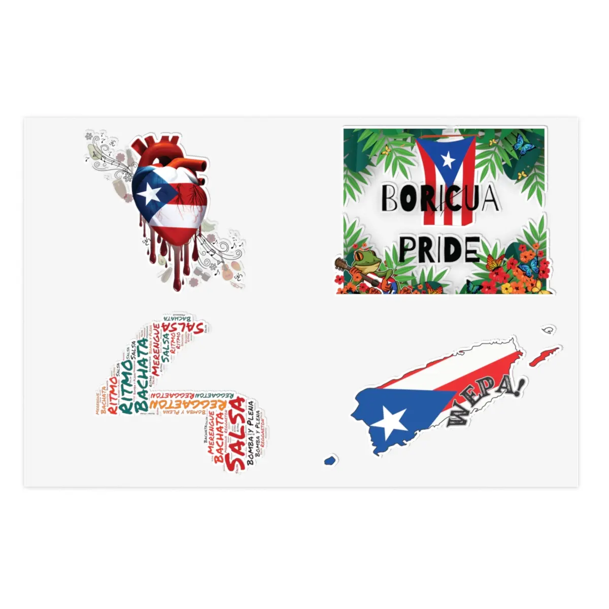 Boricua Sticker Sheets