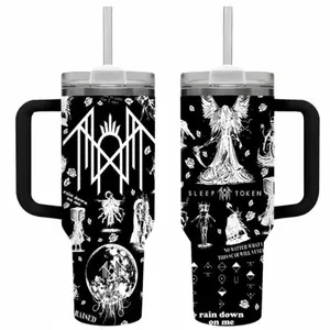 Vintage Sleep Token Music Tumbler Cups 40oz 20oz Gifts, Sleep Token Band Tumbler, Gift For Fans