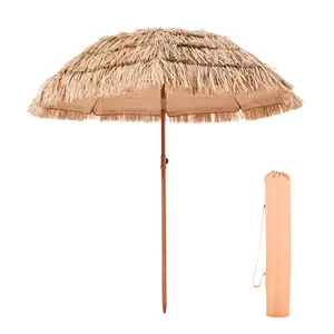 Tiki Umbrella Thatched Patio Umbrella 6 ft Poolside Patio Beach Umbrella On-Site