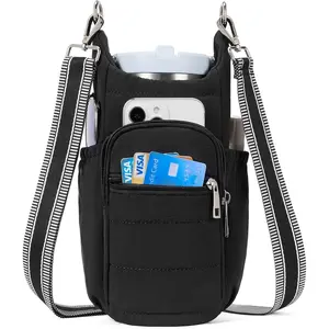 Essential for Outdoor Travel Crossbody Bags for Women and Men Cellphone Wallet Water Bottle Carrier Bag with Strap Portable for Walking, Hiking, Cycling, Running Great Gift Purse Travel Essential Gift for Her