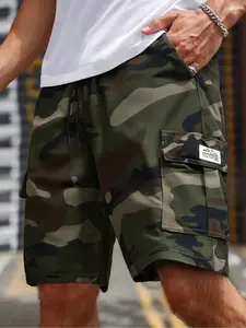 Men's Summer Camouflage Shorts, Classic Casual Capri Pants, Fitted Design with Pockets, Comfortable and Stylish Daily Wear, Camo Volley Shorts, Casual Sporty Shorts
