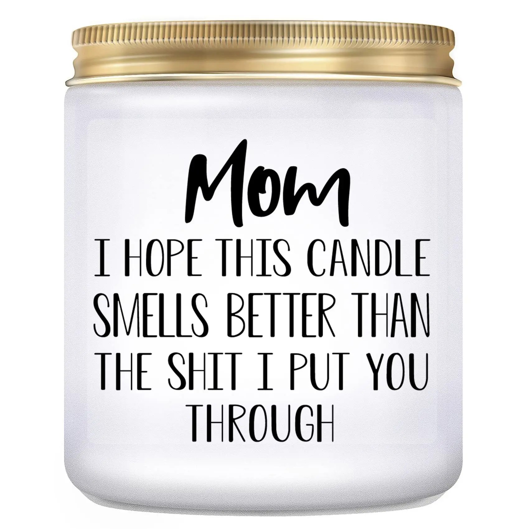 7oz Durable Wax Scented Lavender Candle, Household Home Decor Candle, Thoughtful Gift for Mom (Mother's Day, Birthday), Household Candle