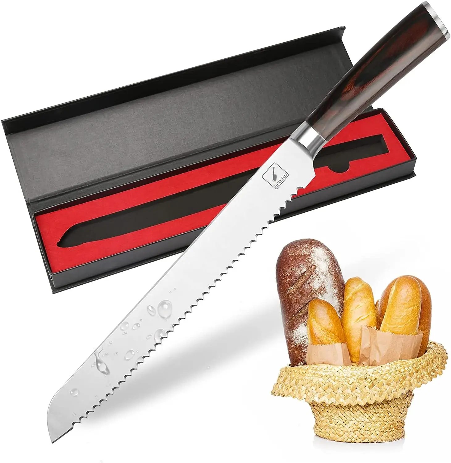 imarku Japanese Chef Knife - Sharp Kitchen Knife 8 Inch Chef's Knives HC Steel Paring Knife, best gifts for Men and Women