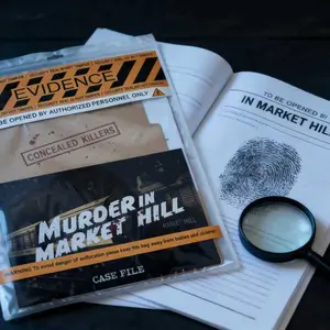 Cryptic Killers Unsolved Murder Mystery Game, Cold Case File Investigation Detective Evidence and Crime Files, Personal Date Night, Family Board Game