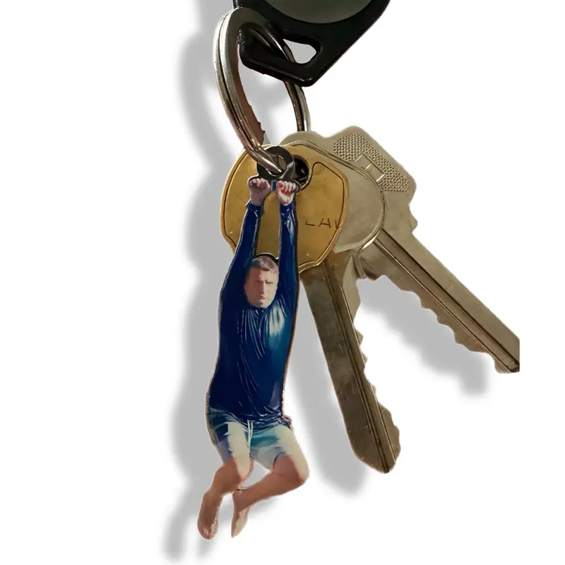 Zipline Ronnie Metal Keychain I Think You Should Leave with Tim Robinson ITYSL