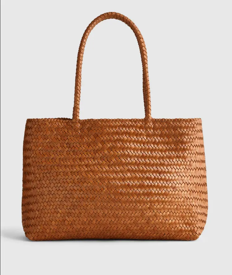 Madewell The Signature Woven Tote Handwoven Leather Shoulder Tote Bag