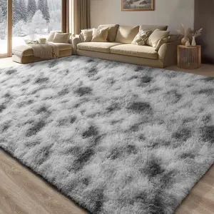 【February Restock Haul】Raybee Furniture Fluffy Rug For Living Room, Large Shaggy Tie-Dye Area Rugs,Non-slip Carpet for Bedroom,Soft Playroom Mat,Cool Rugs Home Decor New Year New Aura