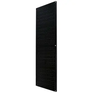 Limited - 48in Tall x 16in Wide Custom Pegboard Panel - Black Metal Pegboard