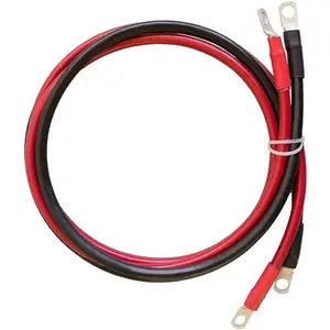 Renogy 5Ft 4AWG Cables for 3/8 in Lugs, 5Ft 4AWG, Connect Battery and Inverter