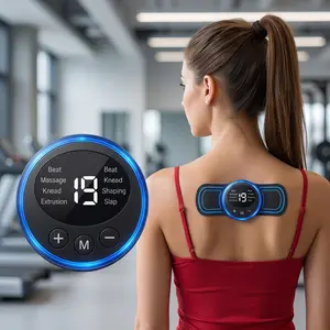 [Flash Sale] TENS Muscle Stimulator Massage Patch with 5 Pads & Remote, 19 Levels, 8 Modes for Shoulder & Neck Relief, Personal Care Massage Device, Father’s Day Gift for Men & Women