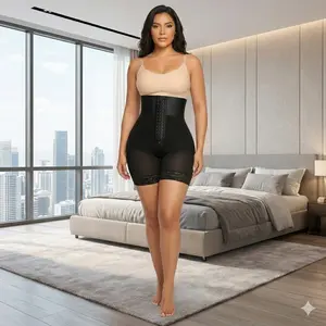 Women's Postpartum Recovery Shaper Shorts - High-Waisted Smoothing, Thigh Slimmer, Compression Fabric for Mum's Day Wear