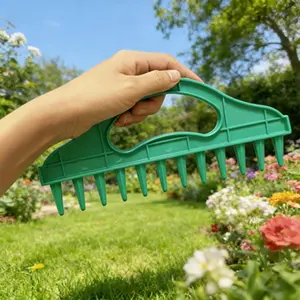 Seeding Tool, Soil Drilling Tool, Gardening Seeding Spacing Tool, Suitable for Agricultural Land, Garden Vegetable Planting, Agricultural Hoe, Garden Utensil