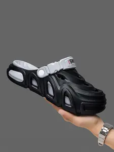 Men's thick‑soled height‑increasing clogs, soft and comfortable, adjustable buckle, breathable and cozy, a perfect surprise gift for a friend's birthday, Clogs Shoes