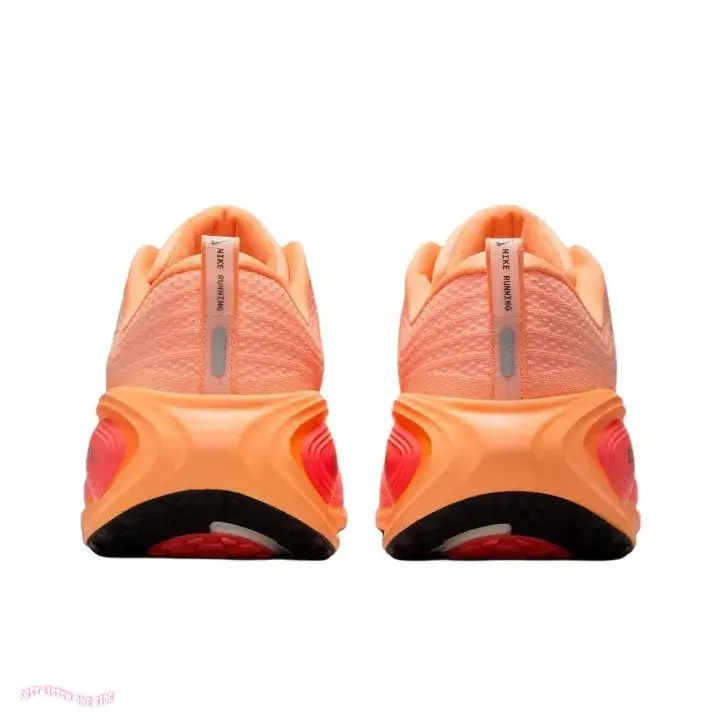 Peach Orange Red Gradient Ultra Cushioned Road Running Sneakers | Breathable Perforated Dot Mesh & Soft Shock Absorbing Foam Midsole | For Daily Jogging & Long Distance Fitness Training | Unisex Design