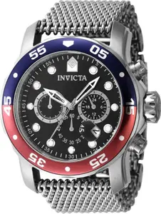 Invicta Men's 47630 Pro Diver Quartz Chronograph Black Dial Watch