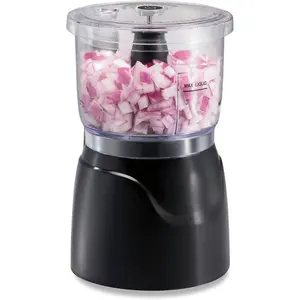 Electric Vegetable Chopper 3 Cup Mini Food Processor 350W Dicer Mincer Puree