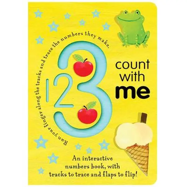 123 Count with Me Children's Board Book - Tiger Tales, Bright and Bold Illustrations, English Language, Ideal for Road Trips & Airplane Rides