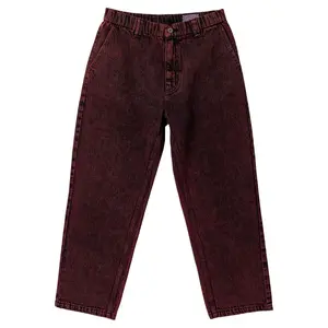 Spitfire Wheels Pants Eternal Denim Red Overdye Red