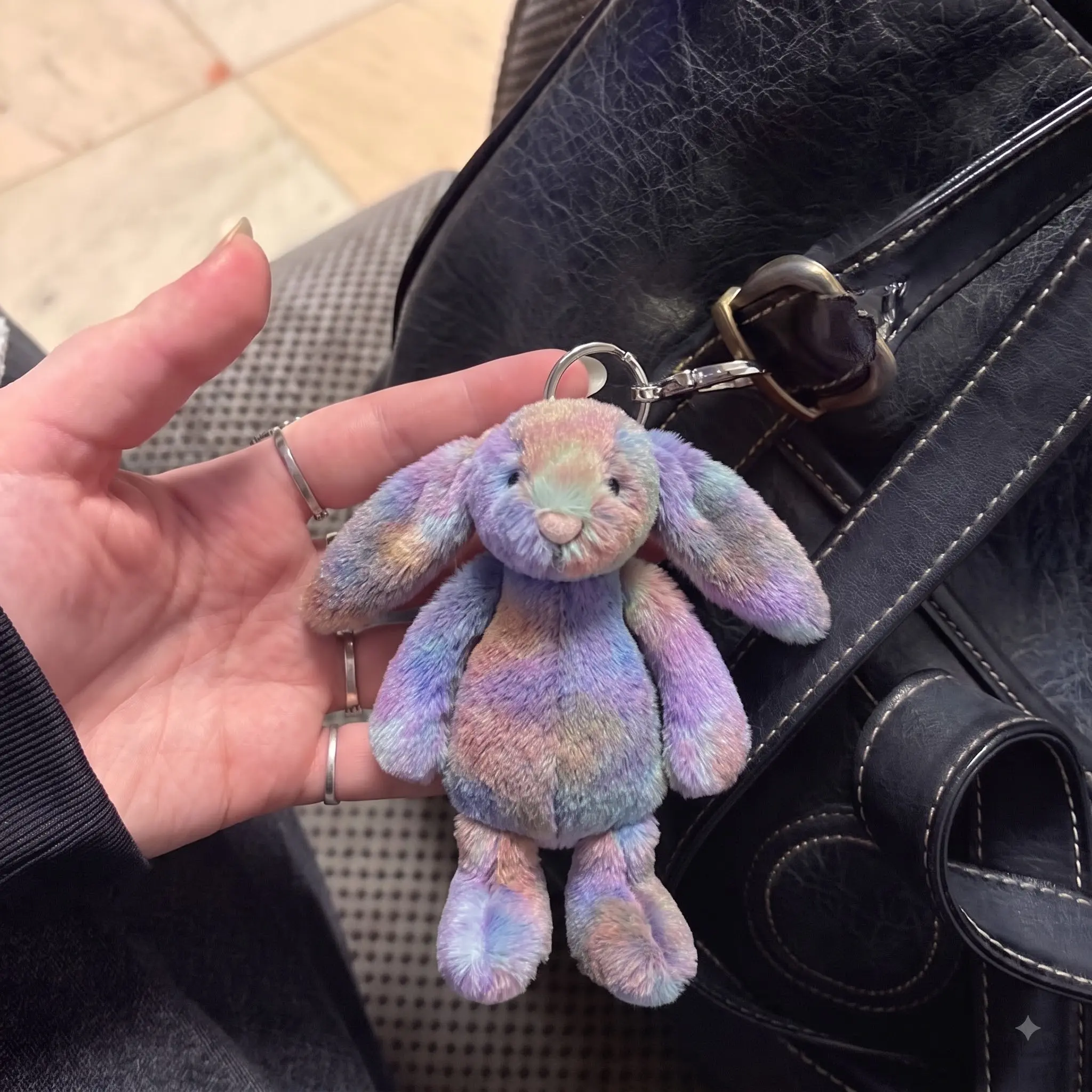 Jellycat Plush Bag Charm Collection, Adorable Plush Keychain, Cute Soft Coffee Bag Accessory, Adorable Cloud Gift for Her, Bag Charm