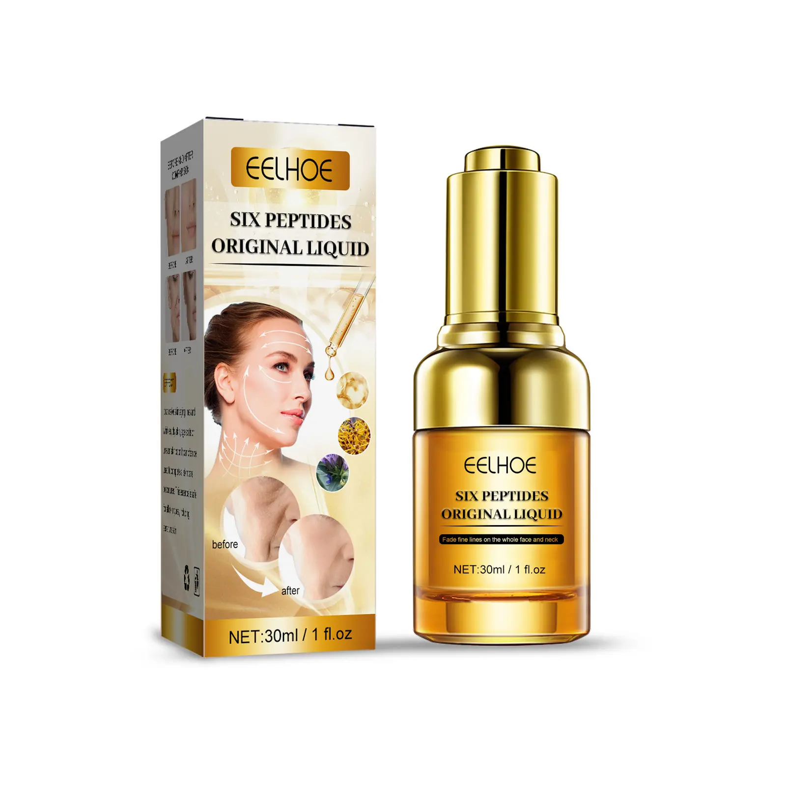 Eelhoe Hexapeptide Anti-Wrinkle Essence Lighten Fine Lines And Moisturize And Moisturize Skin Anti-Wrinkle Essence