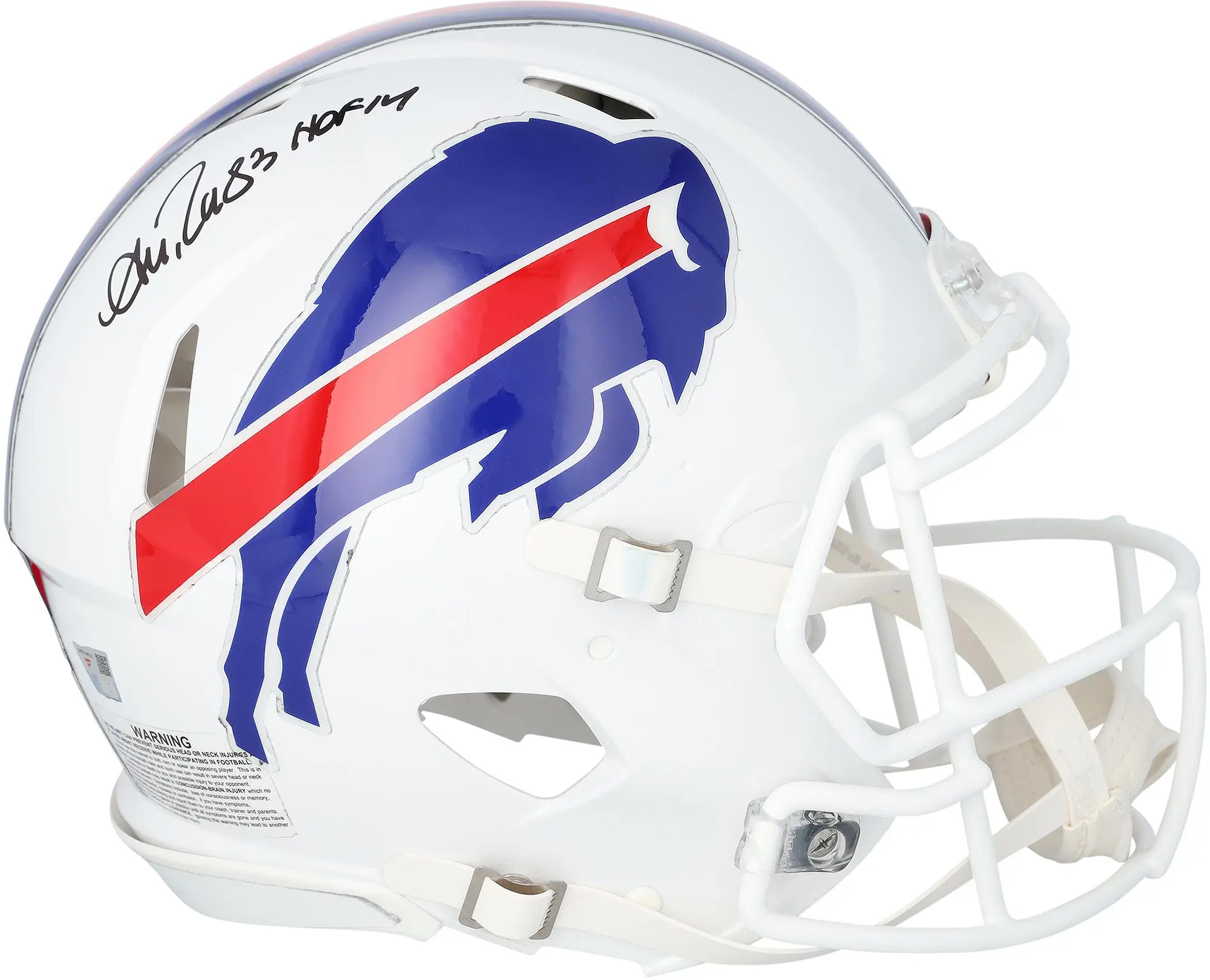 Andre Reed Buffalo Bills Autographed Riddell Speed Authentic Helmet with "HOF 14" Inscription - Fanatics Authentic Certified