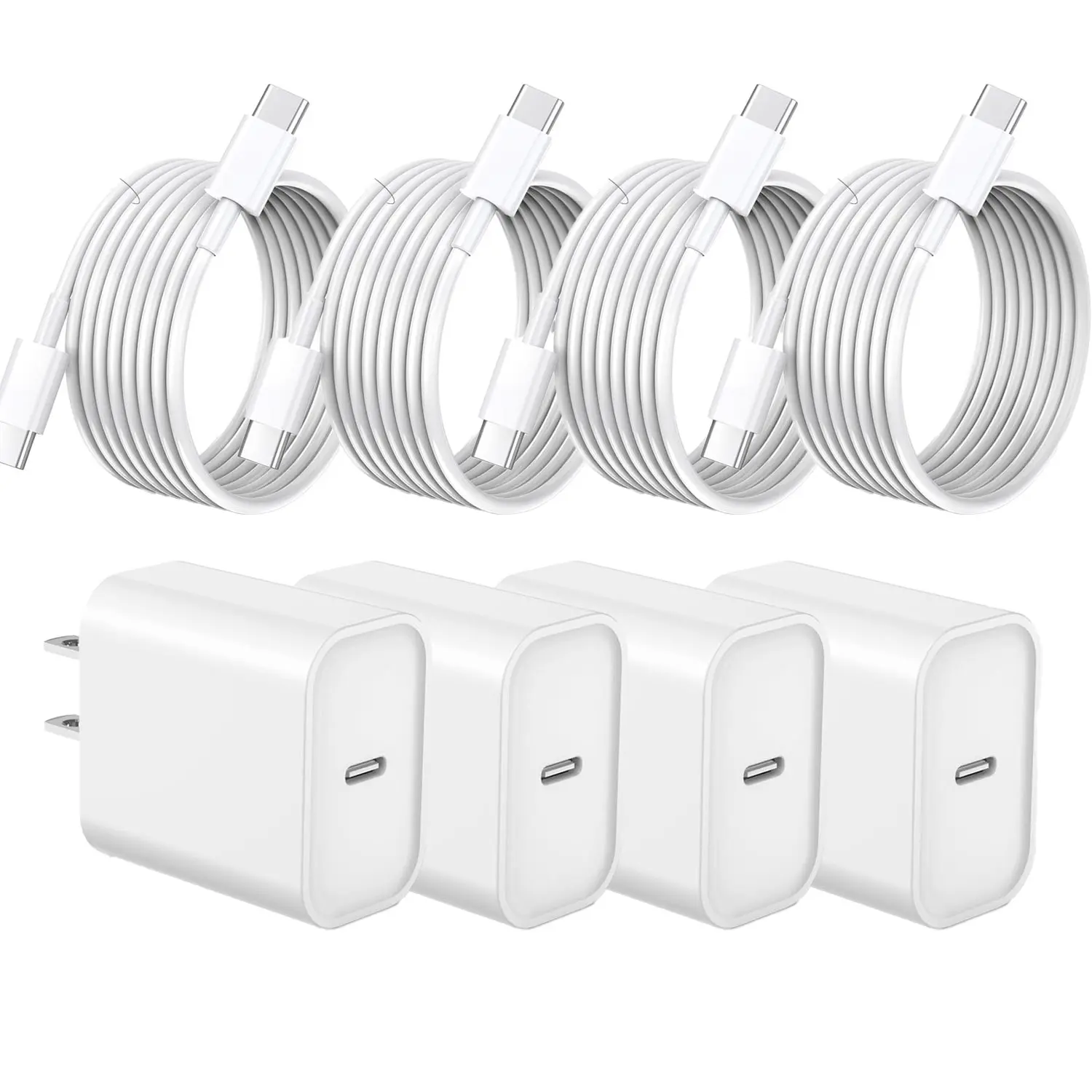 20W USB C Fast Charger for iPhone 17/16/15, Fast Charging Block with 6FT USB-C Cable for iPhone 17 Pro Max/16e/15 Plus, iPad Pro/Air/Mini