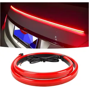 Car LED Brake LED Strip Light, 35inch 144LED DC12V High Mount Stop Brake Light Bar, Rear Window Warning Signal Light for Vehicles Trucks Cars