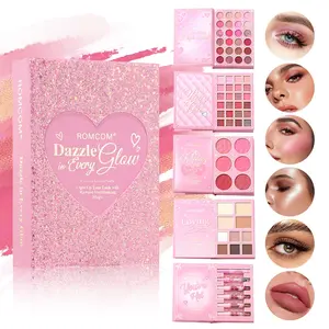 New Beauty Set Box, Five-Layer Makeup Magic Book, Eyeshadow, Blush, Highlighter, Lipstick, Mascara, Multi-Functional Cosmetic Gift, Makeup Palette Set, Face Makeup Sets, Glam Set