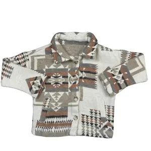 toddler boys clothes cowboys boy winter jacket thick outdoor casul coat button pocket western fashionGift