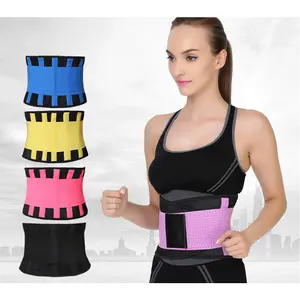 Waist Trainer Sweat Belt for Men & Women - Adjustable Compression Lumbar Support, Fitness Back Brace for Gym Workouts, Weightlifting, Abdominal Shaping & Core Stability
