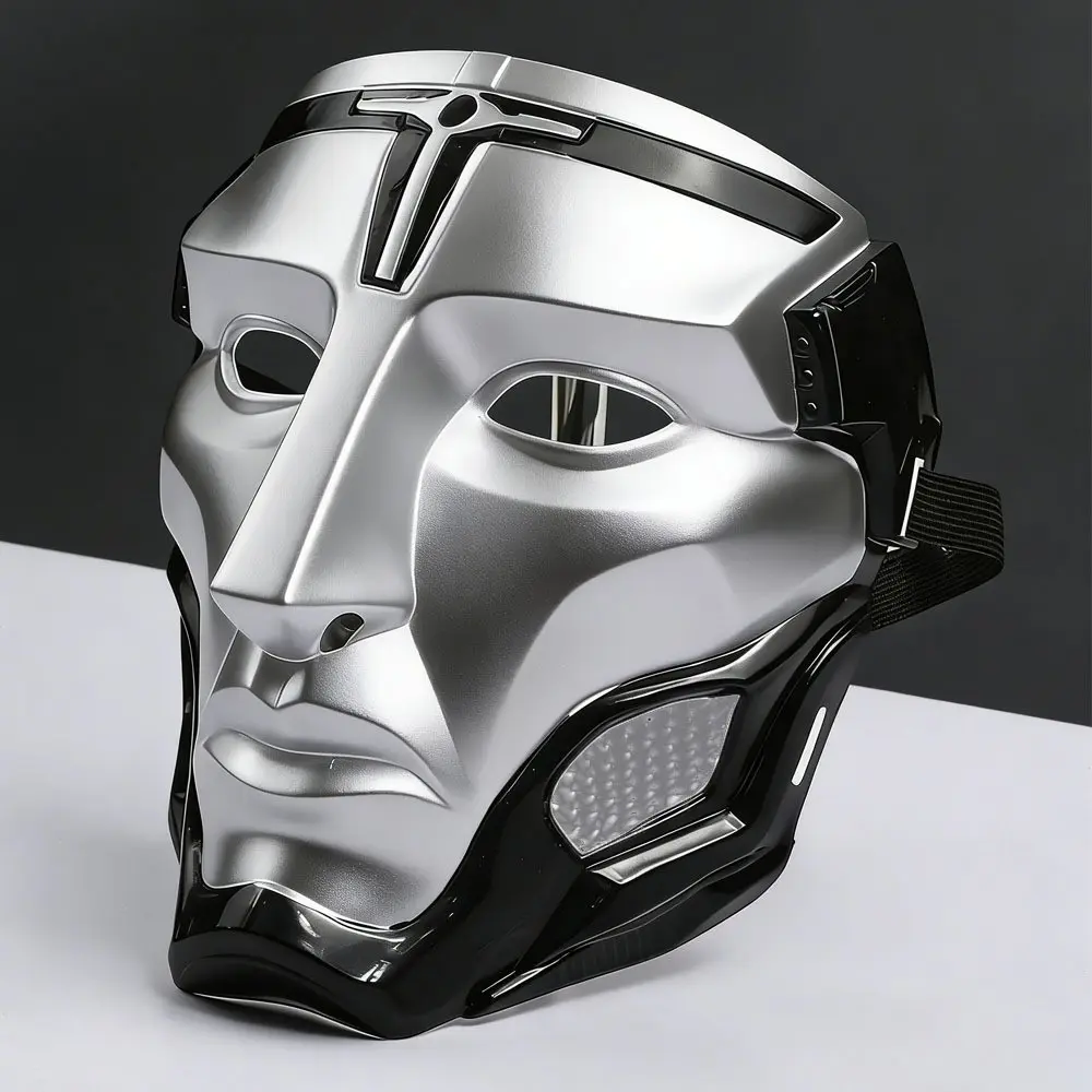 Cosplay Mask Party Cross Raven Mask Mystery Mask, Perfect for Halloween Costumes & Spooky Themed Events, Unique Mask Designs for Event Entertainment, Cyberpunk Mask, Cool Mask, Party Accessory, Party Props