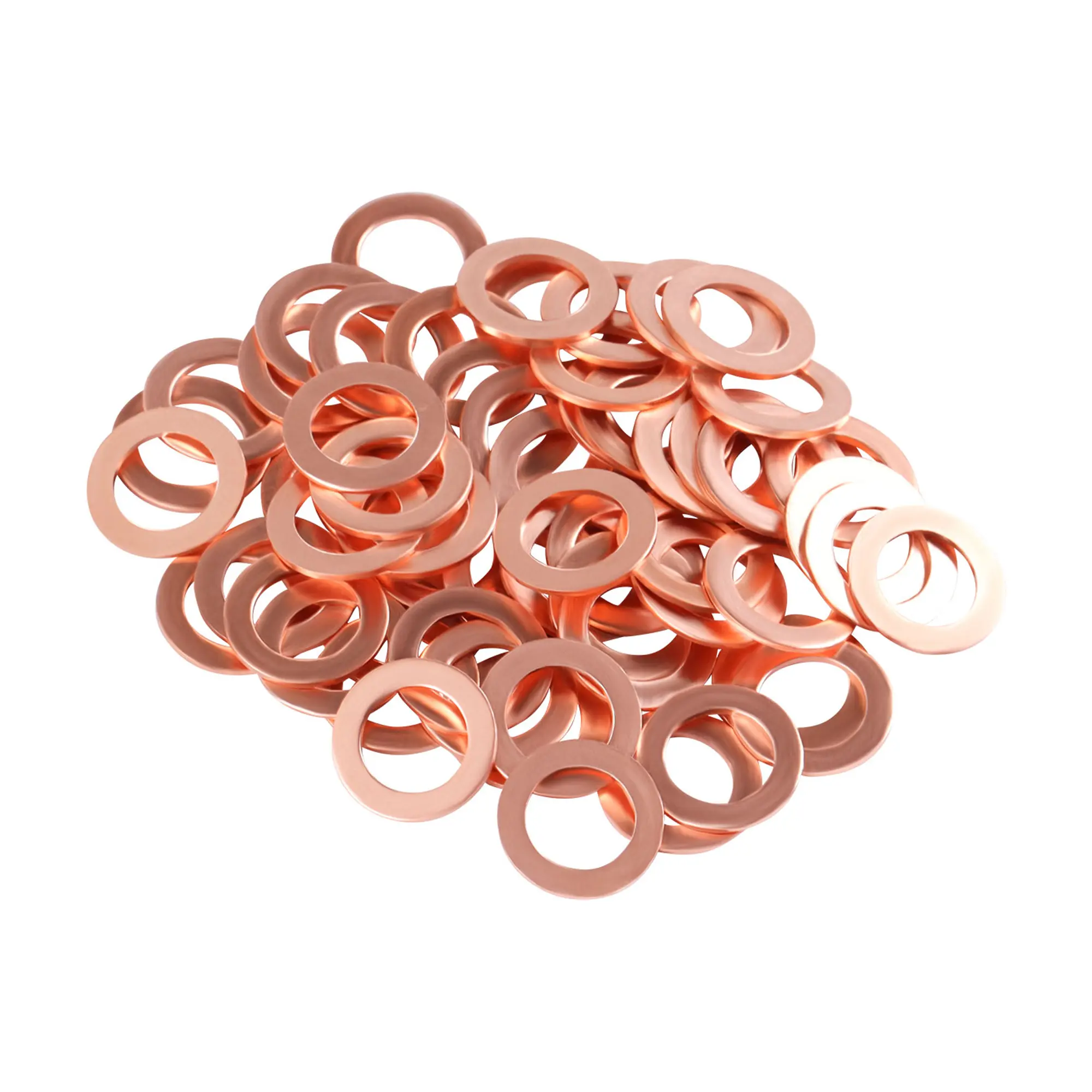 Flat Washer Copper Sealing Ring , Crush Washers, Sealing Ring Gasket for Hydraulic Fittings and Sump Plugs
