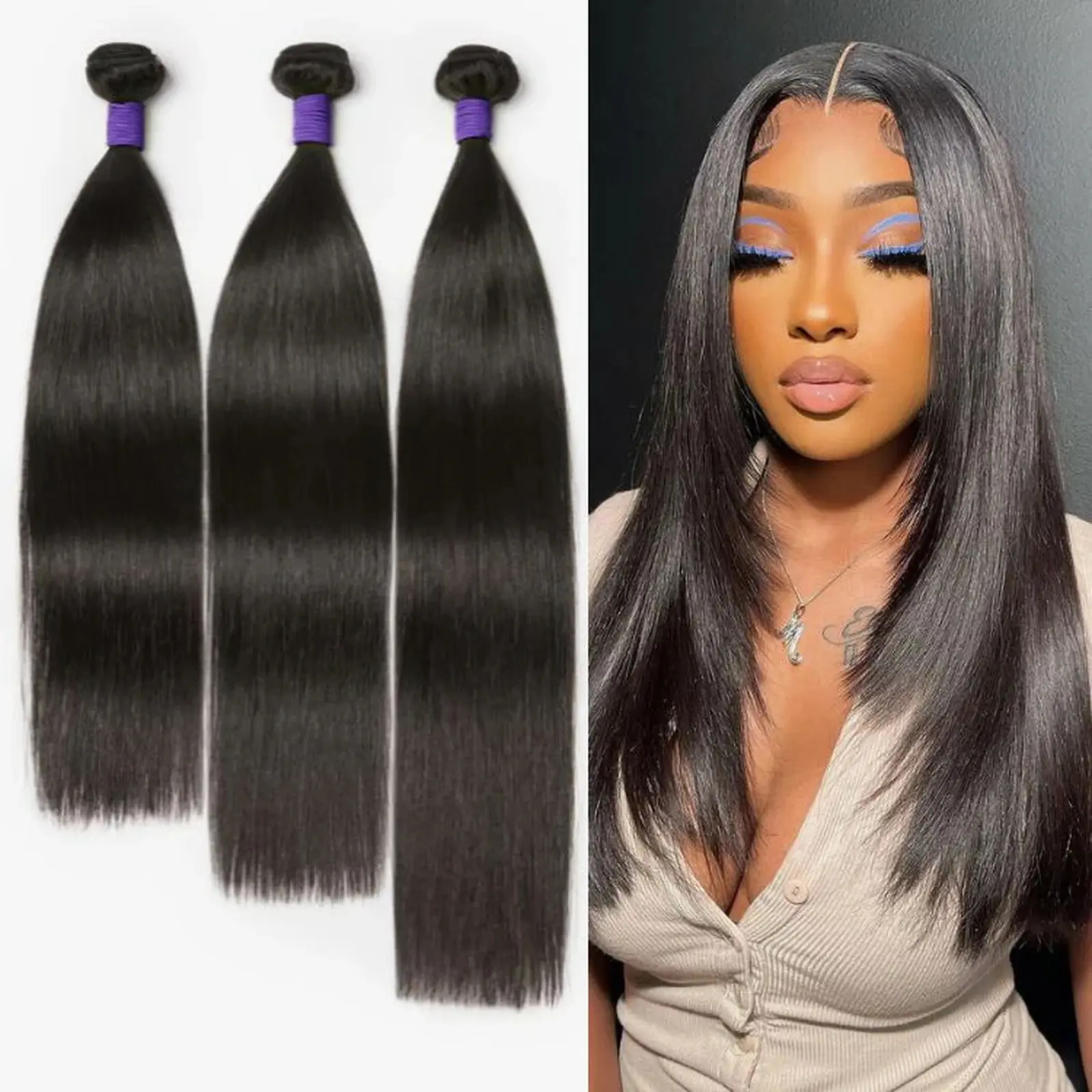 LUVME Bundles High-End Salon Upgraded 13A 100% Virgin Remi Human Hair Body Wave/Deep Wave/Silky Straight/Messy Curl/Burmese Curl LUVME Bundles High-End Salon Upgraded 13A 100% Virgin Remi Human Hair Body Wave/Deep Wave/Silky Straight/Messy Curl/Burmese Curl