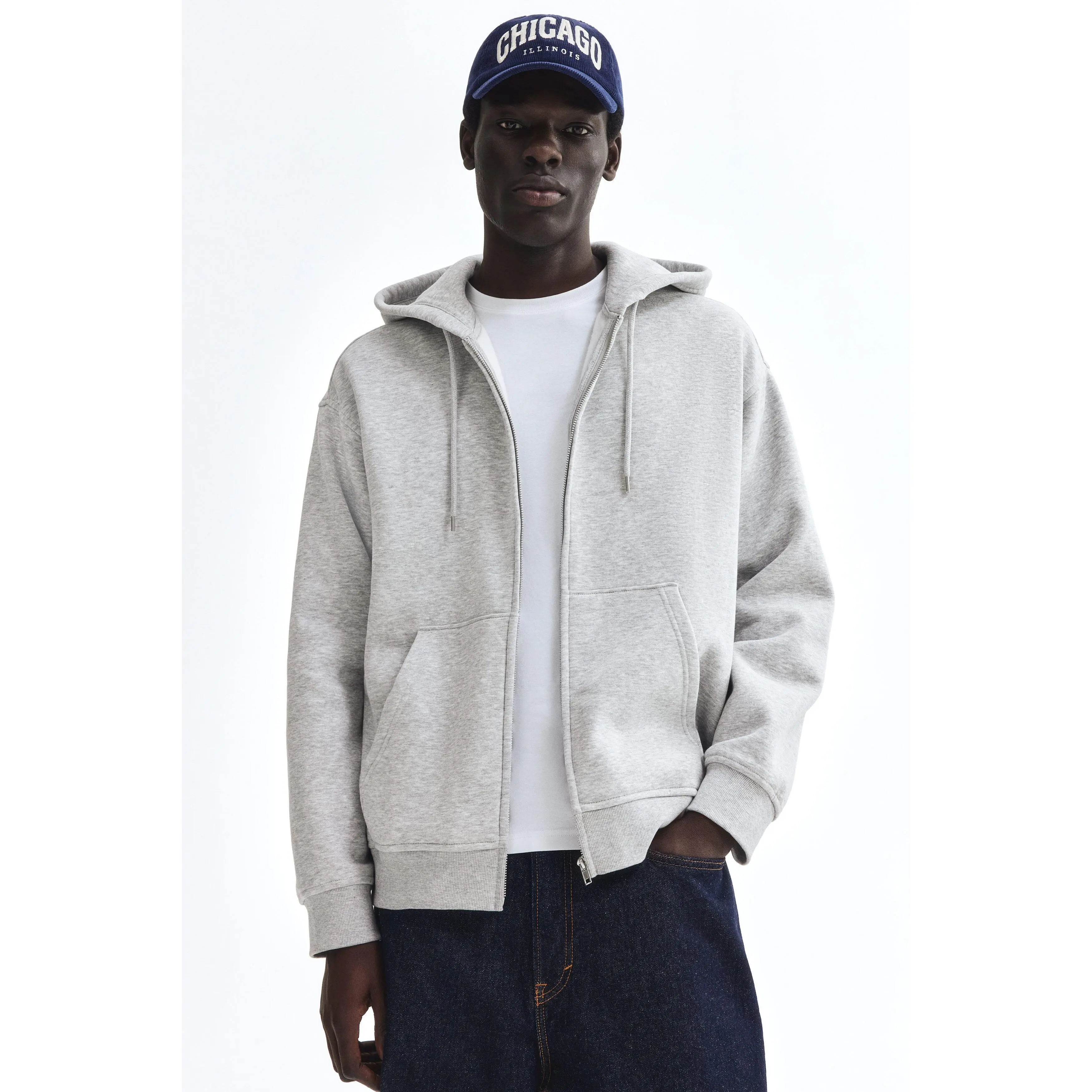 H&M Loose  Fit Zip-through hoodie