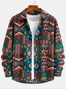 Men's Autumn Winter Casual Jacket Coat, Stand Collar Button Front Design, Warm & Stylish Outerwear for Daily Wear, Collared Coats