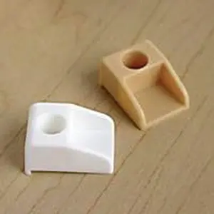 0.43 in. Thick Interior Rollout Drawer Bumpers White