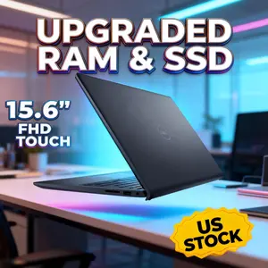 Dell 15.6" FHD Touchscreen Laptop | Intel i5 13th Gen | 16GB/32GB RAM 1TB/2TB SSD | Windows 11 Pro | Carbon Black